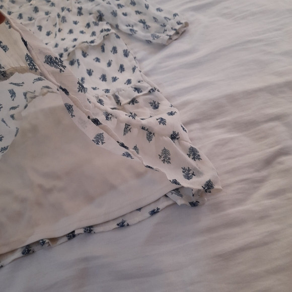 ● Wonder Nation | Girl Short Sleeve Chiffon Peasant Drees - Picture 3 of 14